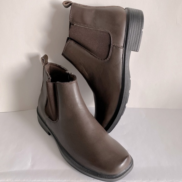 Soft Stags Haband Mens Brown Leather Ankle Boots Zip Lightweight Booties 8 main image 6